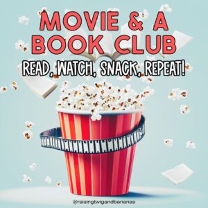 Popcorn & Pages: Movie and a Book Club Monthly Subscription